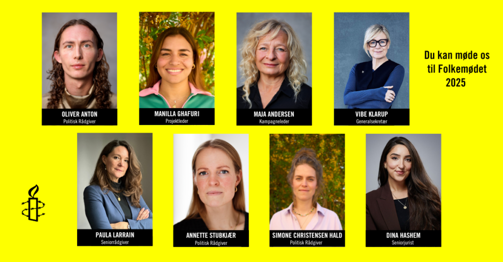 Amnesty er på Folkemødet 2025